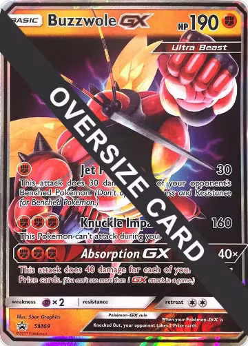 Buzzwole GX - SM69 (SM Black Star Promos) (SM69), Jumbo Cards — Pokémon card price