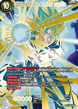 Ultimate Force SSB Vegito (BT2-123) — card price