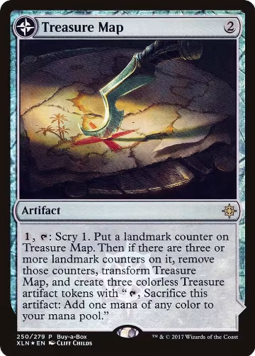 Treasure Map (250), Buy-A-Box Promos — Magic card price