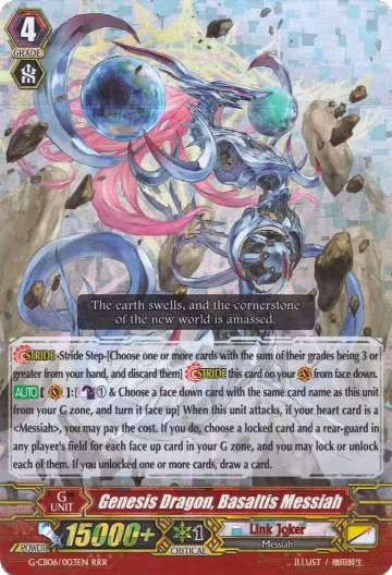 Genesis Dragon, Basaltis Messiah (G-CB06/003EN), G-CB06: Rondeau of Chaos and Salvation — Vanguard card price