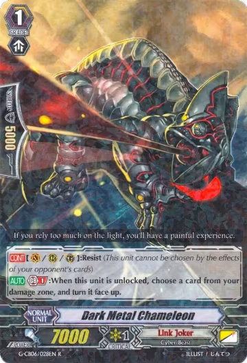 Dark Metal Chameleon (G-CB06/028EN), G-CB06: Rondeau of Chaos and Salvation — Vanguard card price