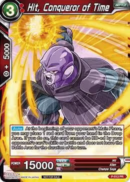 Hit, Conqueror of Time (Non-Foil Version) (P-013), Promotion Cards — DB Super card price