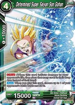 Determined Super Saiyan Son Gohan (Non-Foil Version) (P-016), Promotion Cards — DB Super card price