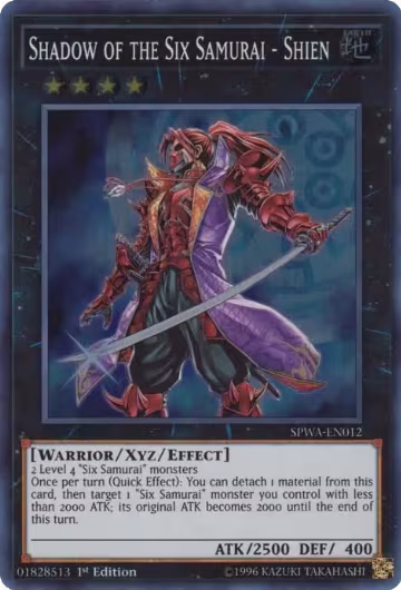 Shadow of the Six Samurai - Shien (SPWA-EN012), Spirit Warriors — Yu-Gi-Oh! card price