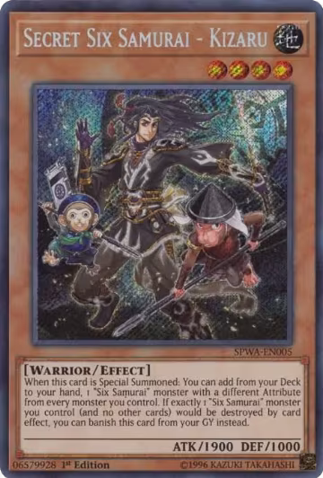 Secret Six Samurai - Kizaru (SPWA-EN005), Spirit Warriors — Yu-Gi-Oh! card price