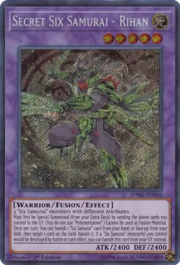 Secret Six Samurai - Rihan (SPWA-EN006) — card price