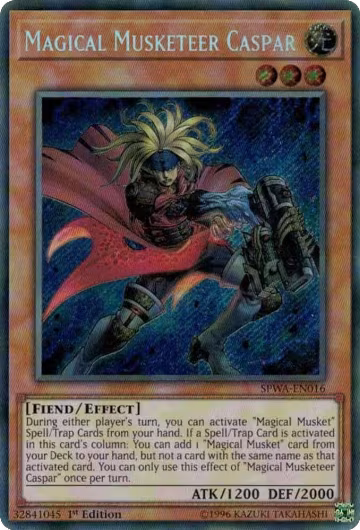 Magical Musketeer Caspar (SPWA-EN016) — card price