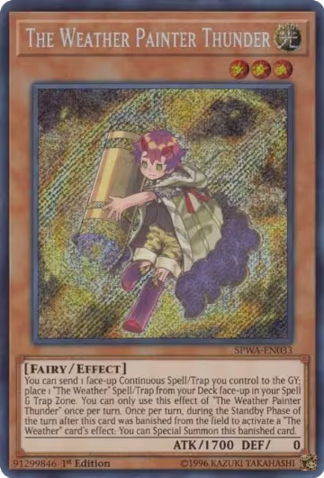 The Weather Painter Thunder (SPWA-EN033), Spirit Warriors — Yu-Gi-Oh! card price