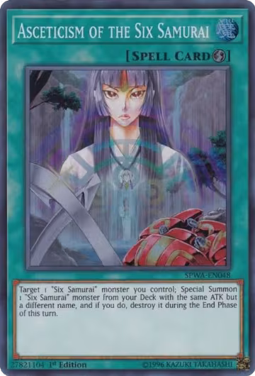 Asceticism of the Six Samurai (SPWA-EN048) — card price