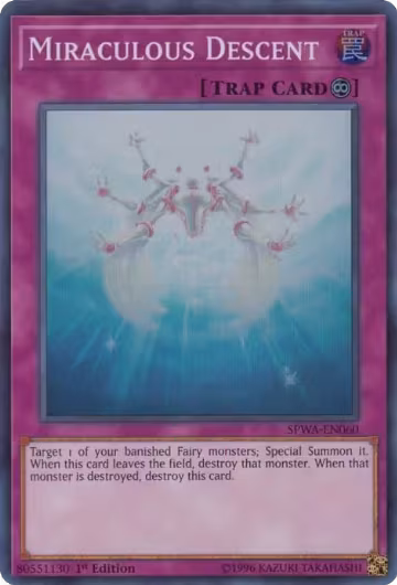 Miraculous Descent (SPWA-EN060), Spirit Warriors — Yu-Gi-Oh! card price