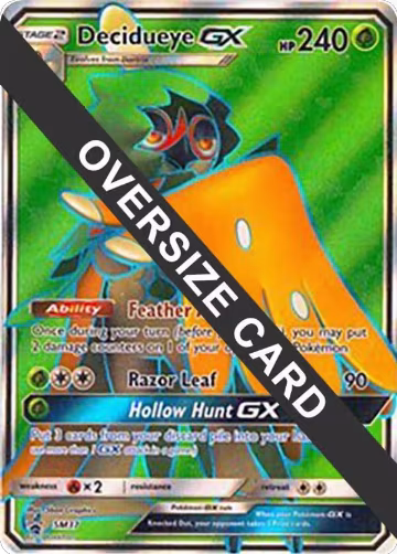 Decidueye GX - SM37 (SM Black Star Promo) (SM37), Jumbo Cards — Pokémon card price