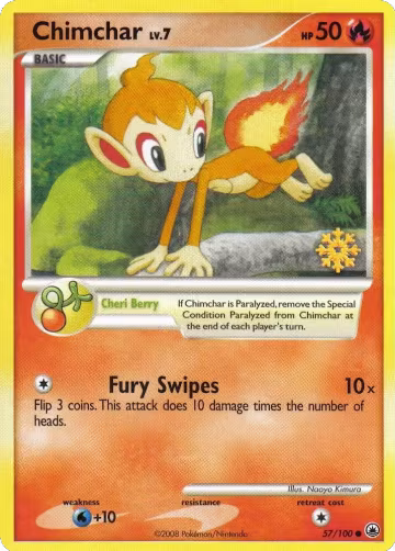 Chimchar - 57/100 (057/100), Countdown Calendar Promos — Pokémon card price