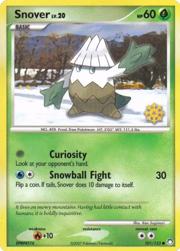 Snover - 101/123 (101/123), Countdown Calendar Promos — Pokémon card price
