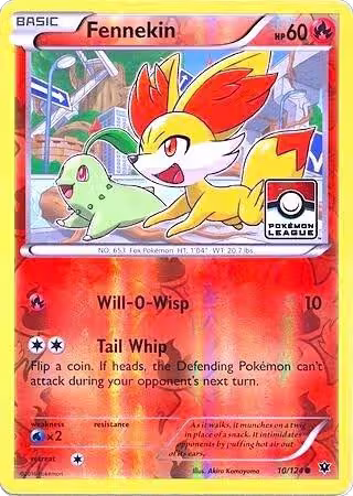 Fennekin - 10/124 (Pokemon League) (010/124), League & Championship Cards — Pokémon card price