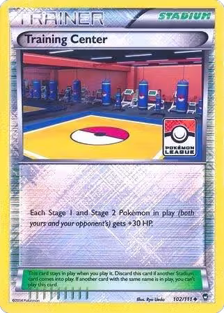 Training Center - 102/111 (Pokemon League) (102/111), League & Championship Cards — Pokémon card price
