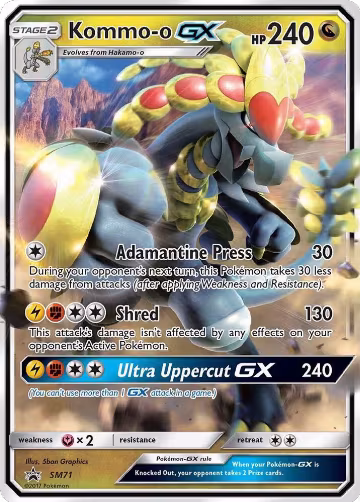 Kommo-o GX - SM71 (SM71), SM Promos — Pokémon card price