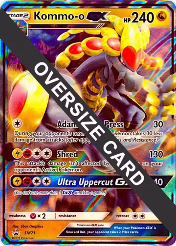 Kommo-o GX - SM71 (SM Black Star Promo) (SM71), Jumbo Cards — Pokémon card price