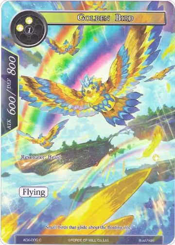 Golden Bird (Full Art) (ADK-005), Advent of the Demon King — Force of Will card price