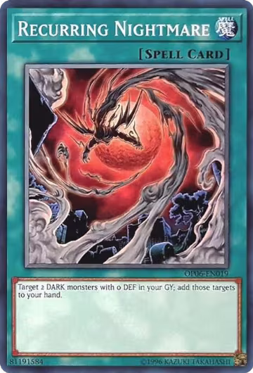 Recurring Nightmare (OP06-EN019), OTS Tournament Pack 6 — Yu-Gi-Oh! card price
