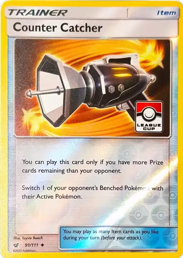 Counter Catcher - 91/111 (League Cup) (091/111), League & Championship Cards — Pokémon card price
