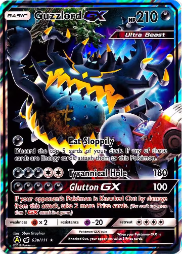 Guzzlord GX - 63a/111 (063a/111), Alternate Art Promos — Pokémon card price