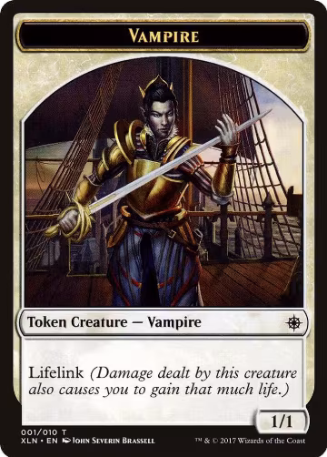 Vampire // Treasure (008) Double-Sided Token (1 // 8), Ixalan — Magic card price