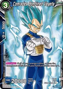 Comrades Combined Vegeta (Foil) (EX01-02) — card price