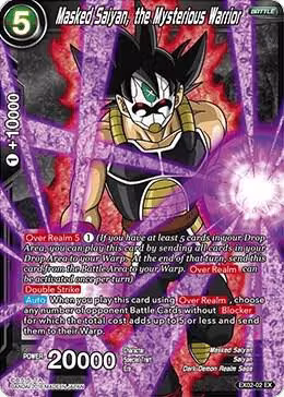 Masked Saiyan, the Mysterious Warrior (Foil) (EX02-02) — card price