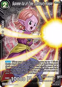 Supreme Kai of Time, Continuity Keeper (EX02-03), Expansion Deck Box Set 02: Dark Demon's Villains — DB Super card price