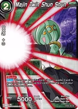 Majin Twin Shun Shun (Foil) (EX02-06), Expansion Deck Box Set 02: Dark Demon's Villains — DB Super card price