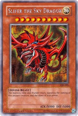 Slifer the Sky Dragon (Secret Rare) (GBI-001), Yu-Gi-Oh! Duel Monsters International: Worldwide Edition — Yu-Gi-Oh! card price