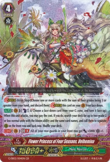 Flower Princess of Four Seasons, Velhemina (G-EB02/004EN) — card price