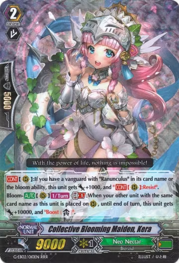 Collective Blooming Maiden, Kera (G-EB02/010EN), G-EB02: The AWAKENING ZOO — Vanguard card price