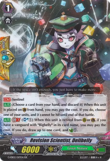 Revision Scientist, Delibelly (G-EB02/017EN), G-EB02: The AWAKENING ZOO — Vanguard card price