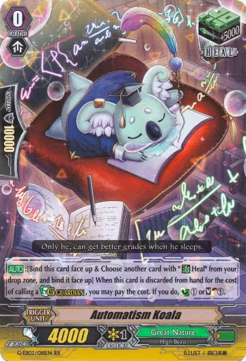 Automatism Koala (G-EB02/018EN), G-EB02: The AWAKENING ZOO — Vanguard card price