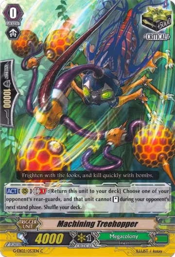 Machining Treehopper (G-EB02/053EN), G-EB02: The AWAKENING ZOO — Vanguard card price