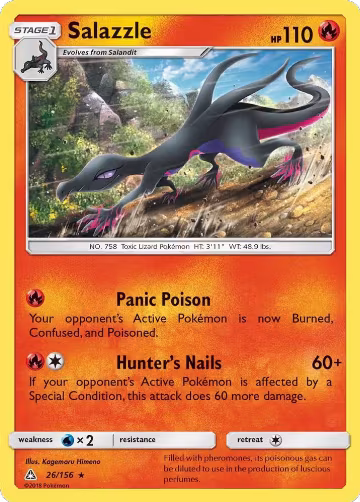 Salazzle (26/156), SM - Ultra Prism — Pokémon card price