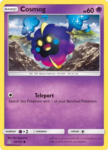 Cosmog (60/156), SM - Ultra Prism — Pokémon card price