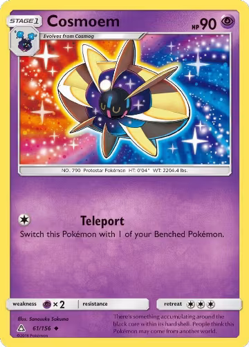 Cosmoem (61/156), SM - Ultra Prism — Pokémon card price