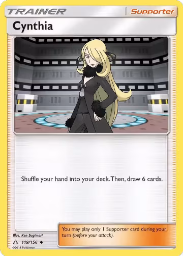 Cynthia (119/156), SM - Ultra Prism — Pokémon card price