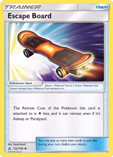Escape Board (122/156), SM - Ultra Prism — Pokémon card price