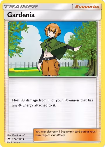 Gardenia (124/156), SM - Ultra Prism — Pokémon card price