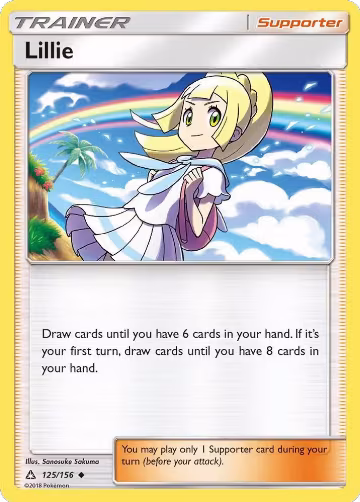 Lillie (125/156), SM - Ultra Prism — Pokémon card price