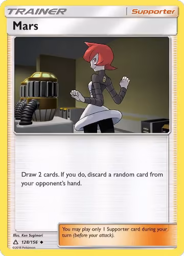 Mars (128/156), SM - Ultra Prism — Pokémon card price