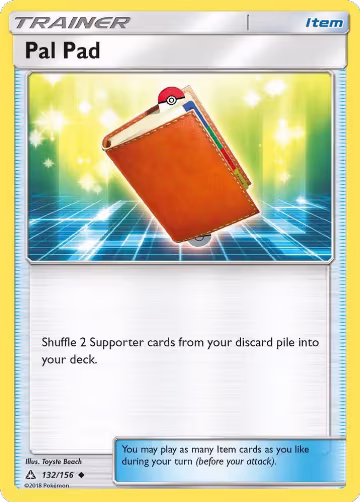 Pal Pad (132/156), SM - Ultra Prism — Pokémon card price