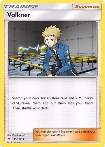 Volkner (135/156), SM - Ultra Prism — Pokémon card price