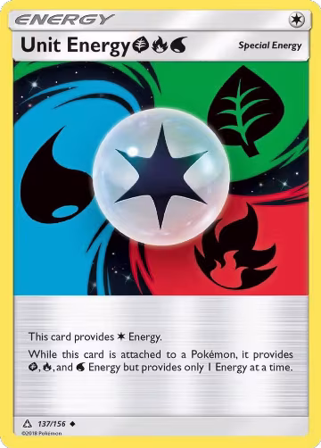 Unit Energy GRW (137/156), SM - Ultra Prism — Pokémon card price