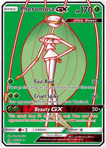 Pheromosa GX (Full Art) (140/156), SM - Ultra Prism — Pokémon card price