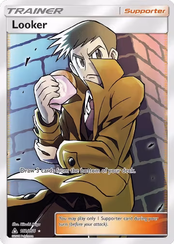 Looker (Full Art) (152/156), SM - Ultra Prism — Pokémon card price