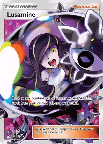 Lusamine (Full Art) (153/156), SM - Ultra Prism — Pokémon card price